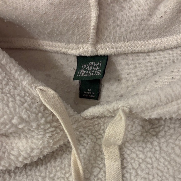 Wild Fable Cream Textured Hoodie - Picture 2 of 2